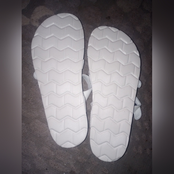 White Strappy Sandals - Picture 2 of 2